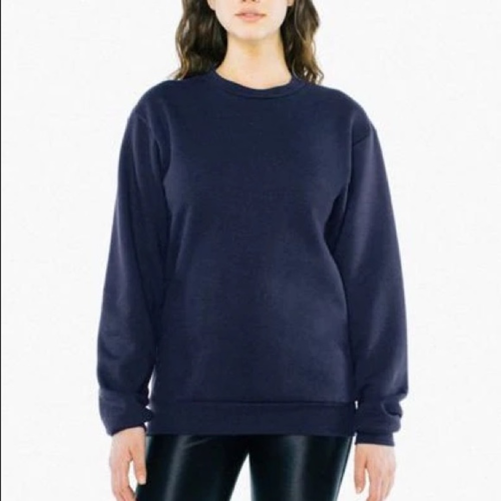 American Apparel Navy Pullover